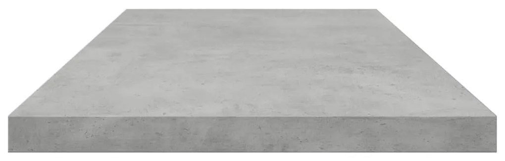 vidaXL Ράφια Βιβλιοθήκης 4 τεμ. Γκρι Σκυροδ. 80x20x1,5 εκ. Επεξ. Ξύλο