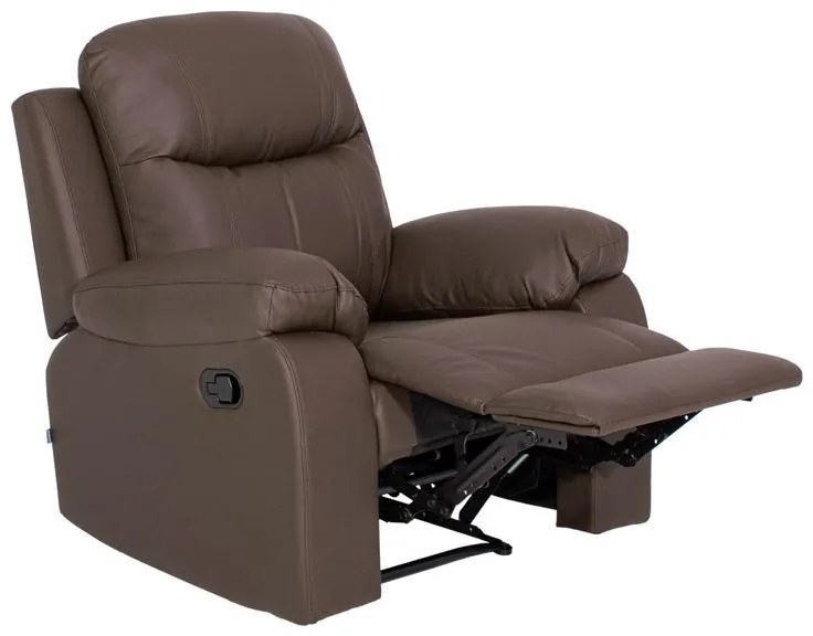 Πολυθρόνα Relax Chicago 1122 Fylliana Γκρί Τεχνόδερμα 97x90x100 εκ. 97x90x100 εκ.
