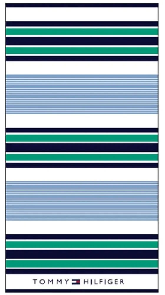 Πετσέτα Θαλάσσης Court Sport Green Tommy Hilfiger Θαλάσσης 100% Cotton