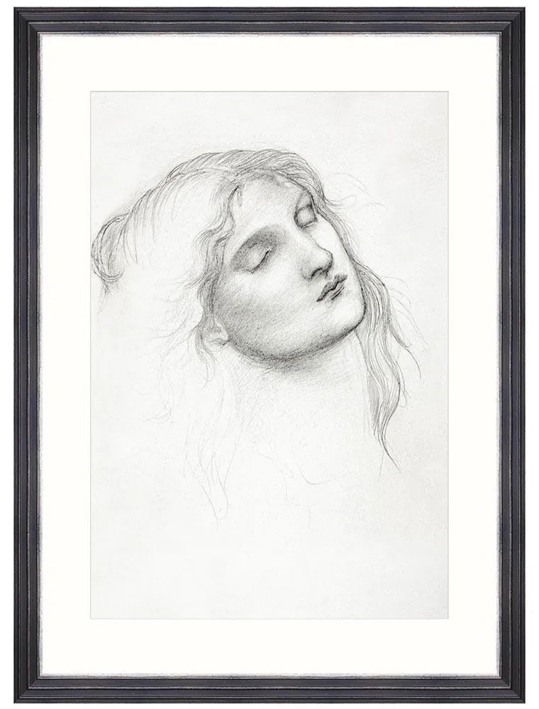 Κάδρο Head Of A Woman FA13423 60x80cm Black-White MindTheGap Κάθετοι Wood, Glass