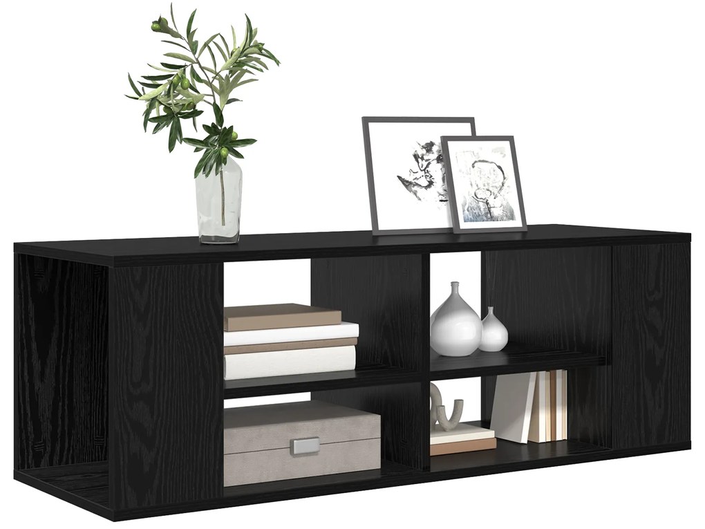 vidaXL Ντουλάπι TV Μαύρη δρυς 102 x 35 x 35 cm Επεξεργασμένο ξύλο