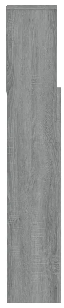 vidaXL Κεφαλάρι Με Αποθηκευτικό Χώρο Γκρι Sonoma 180 x 19 x 103,5 εκ.