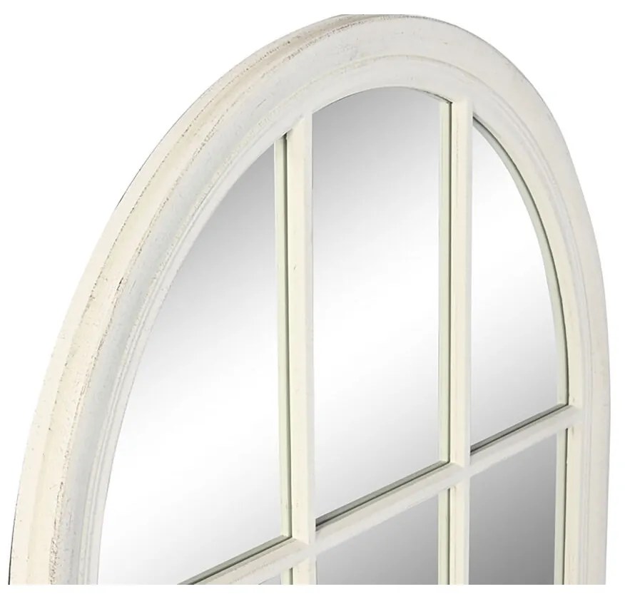 Τοίχο καθρέφτη Home ESPRIT Λευκό Παράθυρο 80 x 4 x 140 cm