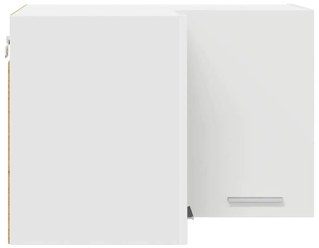 vidaXL Κρεμαστό ντουλάπι με αποθήκευση Riga Λευκό 57 x 57 x 40 εκ.