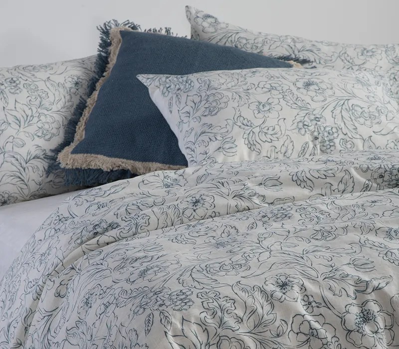 Σετ Σεντόνια Μονά Moanna Blue 2x(170x270) + 1x(52x72) - Nef-Nef Homeware