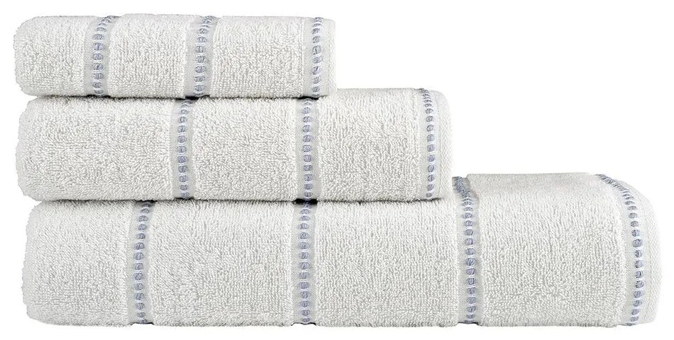 Πετσέτες Prestige (Σετ 3τμχ) Light Blue Nima Towels Set 70x140cm 100% Βαμβάκι