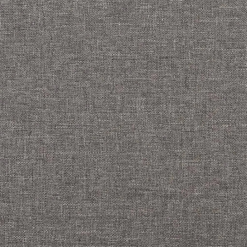 vidaXL Πάγκος Σκούρο Γκρι 70 x 35 x 41 εκ. Υφασμάτινος