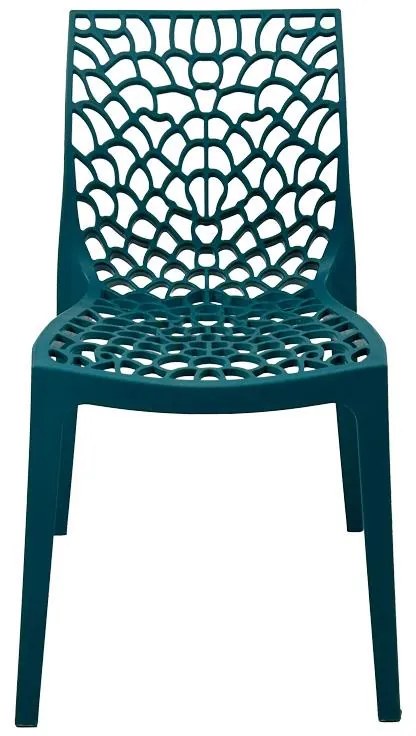 Καρέκλα Hush στοιβαζόμενη pp μπλε 50x57x81 εκ. 50x57x80 εκ.
