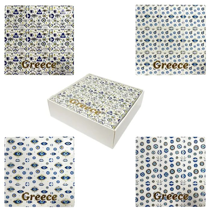 Σετ σουβέρ Greece 4τμχ - Coaster set 4pcs