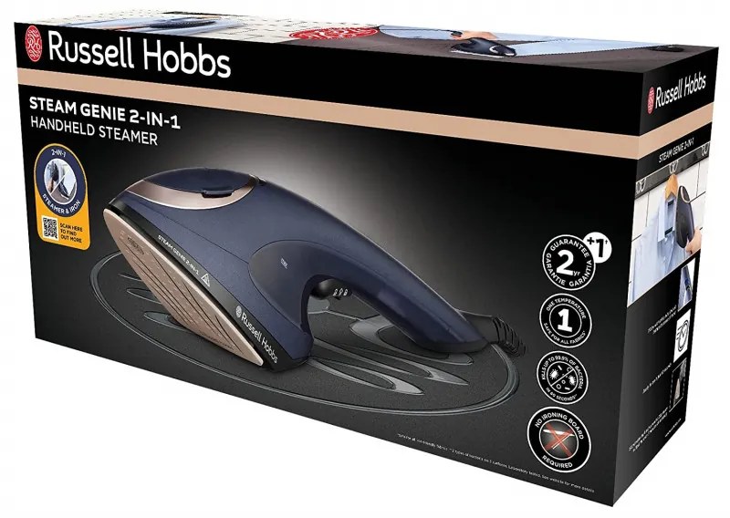 Συσκευή σιδερώματος με ατμό Russell Hobbs 28370-56, 1700 W, 150 ml, Γρήγορη προθέρμανση, Μπλε