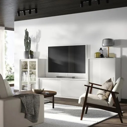 TONSTAD έπιπλο TV/αποθήκευσης με συρόμενες πόρτες, 339x37x116 cm 695.717.66