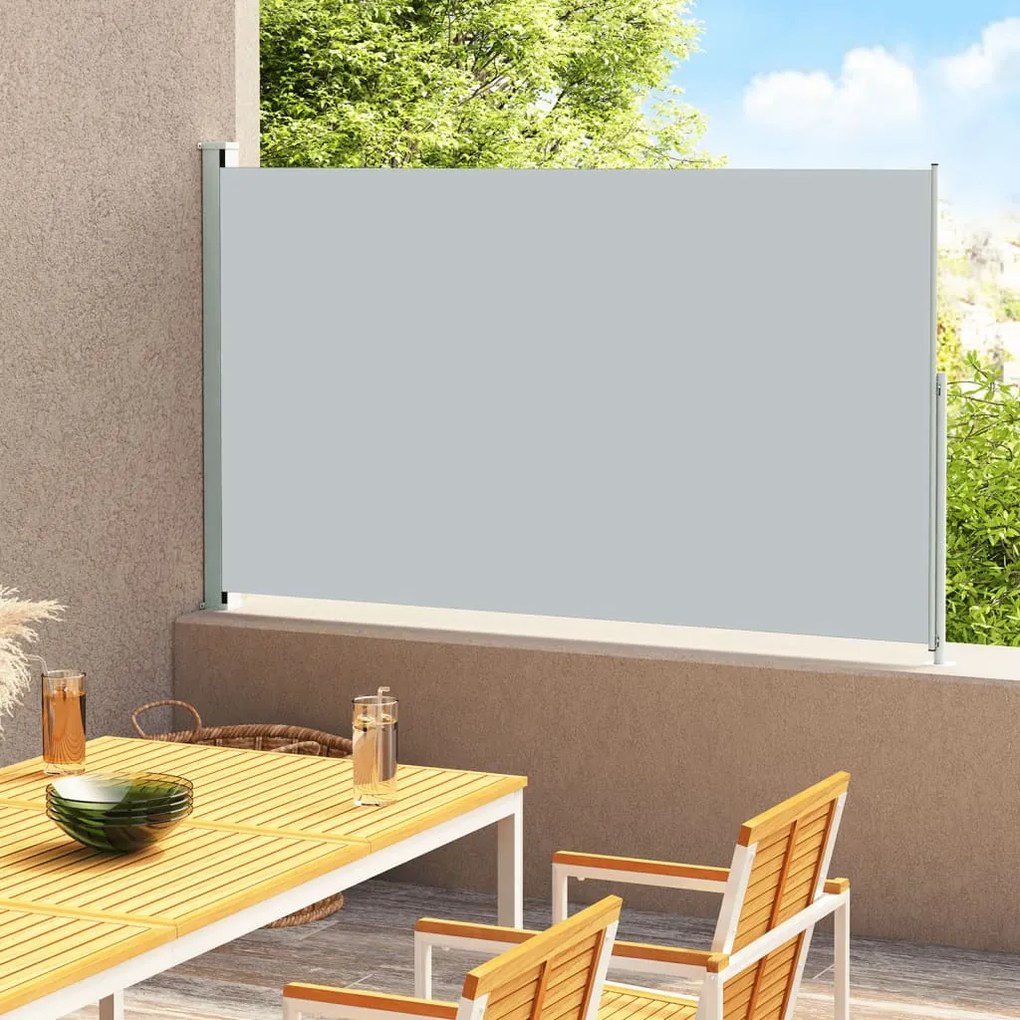 Σκίαστρο Πλαϊνό Συρόμενο Βεράντας Γκρι 220 x 300 εκ. 313425