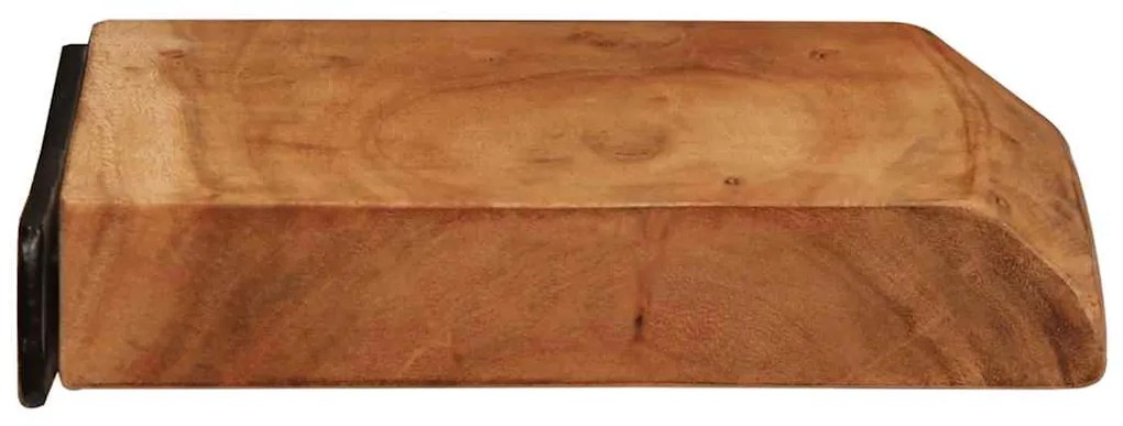 vidaXL Ράφια Τοίχου 2 τεμ. 30x20x3,5 εκ. από Μασίφ Ξύλο Ακακίας