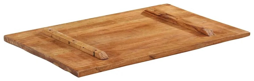 vidaXL Επιφάνεια Τραπεζιού Ορθ. 60x90 εκ 25-27 χιλ Μασίφ Ανακ. Ξύλο