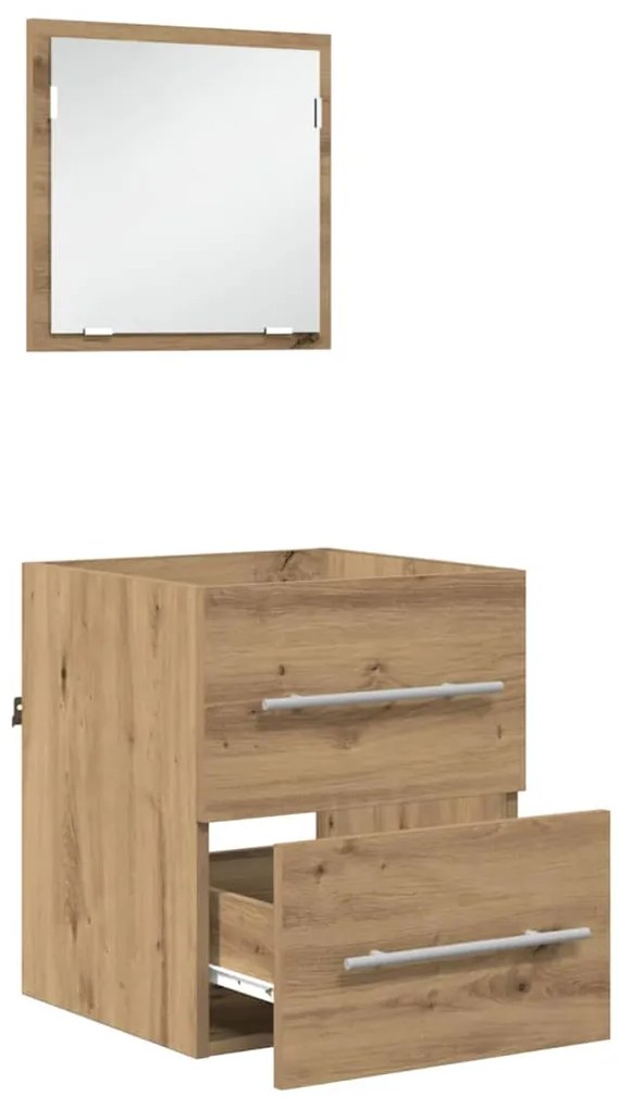 vidaXL Ντουλάπι Μπάνιου 41 x 38.5 x 48 cm Επεξεργασμένο ξύλο