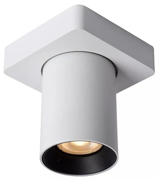 Φωτιστικό Οροφής Lucide 09929-05-31 NIGEL Λευκό (White)|Μαύρο Ματ (Black Mat) 2200 K