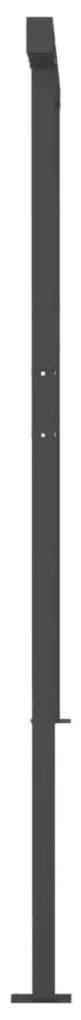 Τέντα Συρόμενη Αυτόματη με Στύλους Κρεμ 6 x 3,5 μ. - Κρεμ