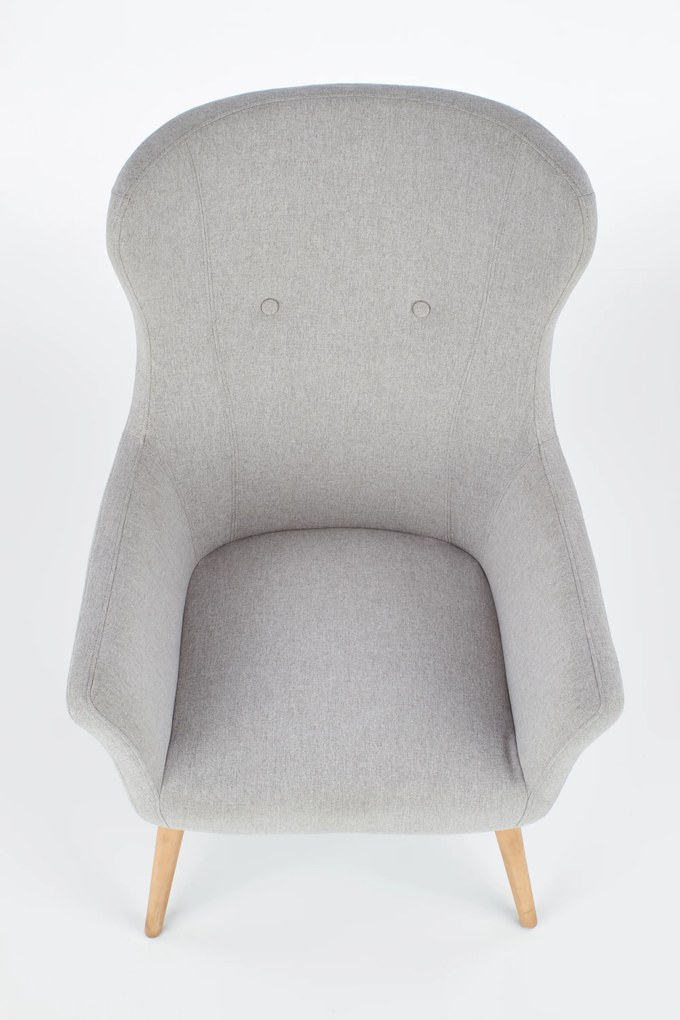 COTTO leisure chair, color: light grey DIOMMI V-CH-COTTO-FOT-J.POPIEL