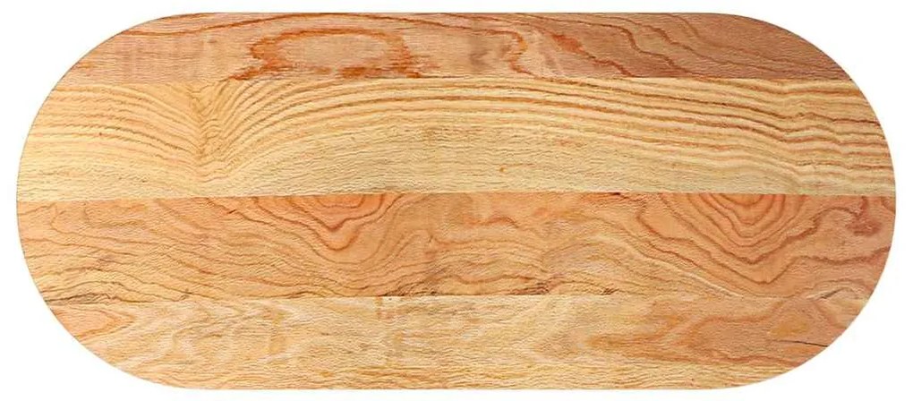 Επιτραπέζια επιφάνεια Ανοιχτό Καφέ 140x60x2 εκ. Ξύλο Δρυός Οβάλ - Καφέ