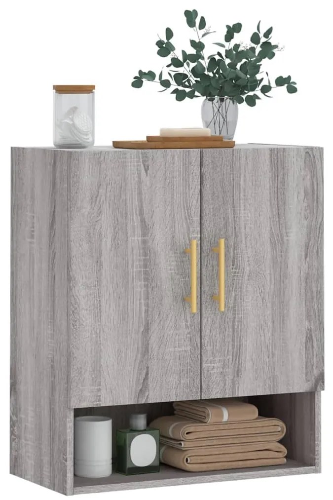 vidaXL Ντουλάπι Τοίχου Γκρι Sonoma 60 x 31 x 70 εκ. από Επεξεργ. Ξύλο