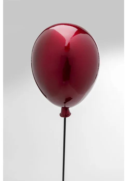 Διακοσμητικό Επιτραπέζιο Balloon Bear Μαύρο/Κόκκινο 16,6x16,2x73,5 εκ. - Μαύρο