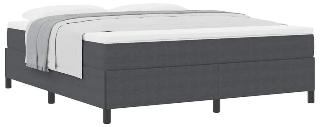 vidaXL Σκελετός Κρεβατιού Σκούρο γκρι 180 x 200 cm Βελούδο