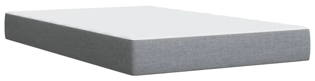 ΚΡΕΒΑΤΙ BOXSPRING ΜΕ ΣΤΡΩΜΑ ΑΝΟΙΧΤΟ ΓΚΡΙ 120X200 ΕΚ. ΥΦΑΣΜΑΤΙΝΟ 3289723