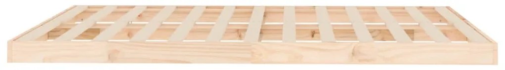 vidaXL Πλαίσιο Κρεβατιού 150 x 200 εκ. Μασίφ Ξύλο Πεύκου King Size