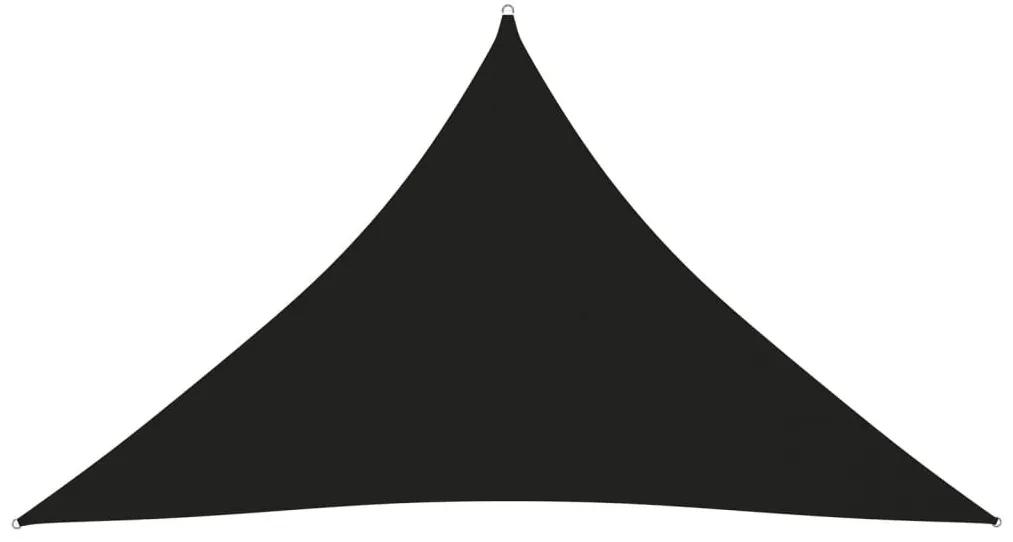Πανί Σκίασης Τρίγωνο Μαύρο 5 x 5 x 6 μ. από Ύφασμα Oxford - Μαύρο