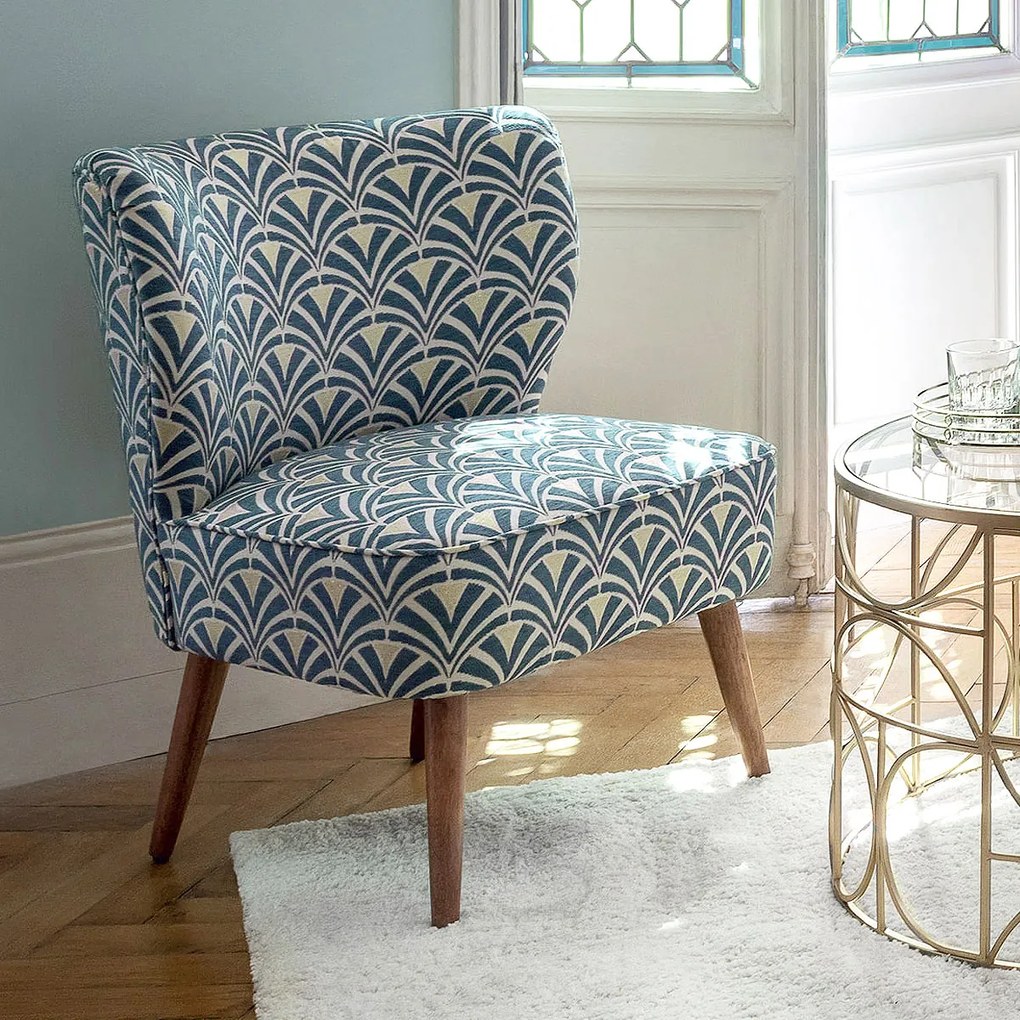 Πολυθρόνα (63x66.5x79) A-S Chiara Armchair Blue 179145A