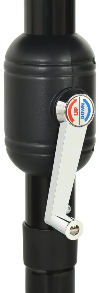 vidaXL Ομπρέλα Κήπου 3 Επιπέδων Πράσινη 3,5 μ. με Ιστό Αλουμινίου