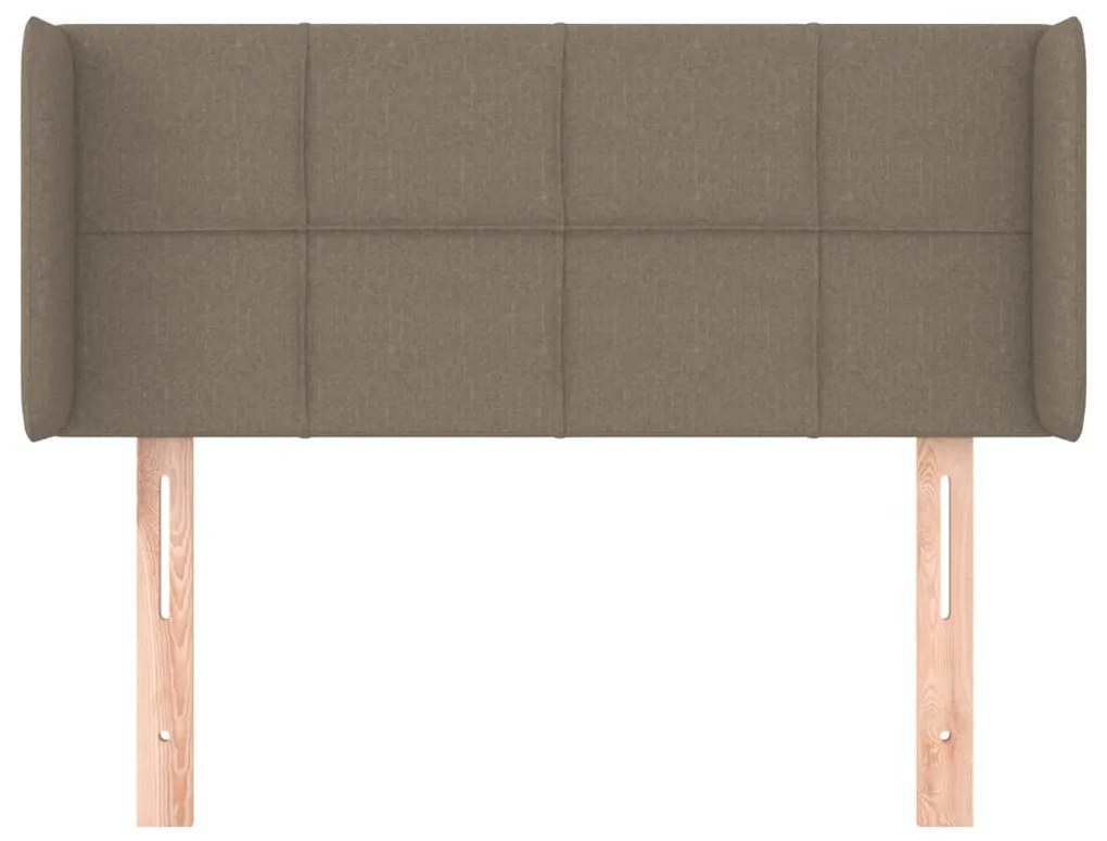 vidaXL Κεφαλάρι με Πτερύγια Taupe 83x16x78/88 εκ. Υφασμάτινο
