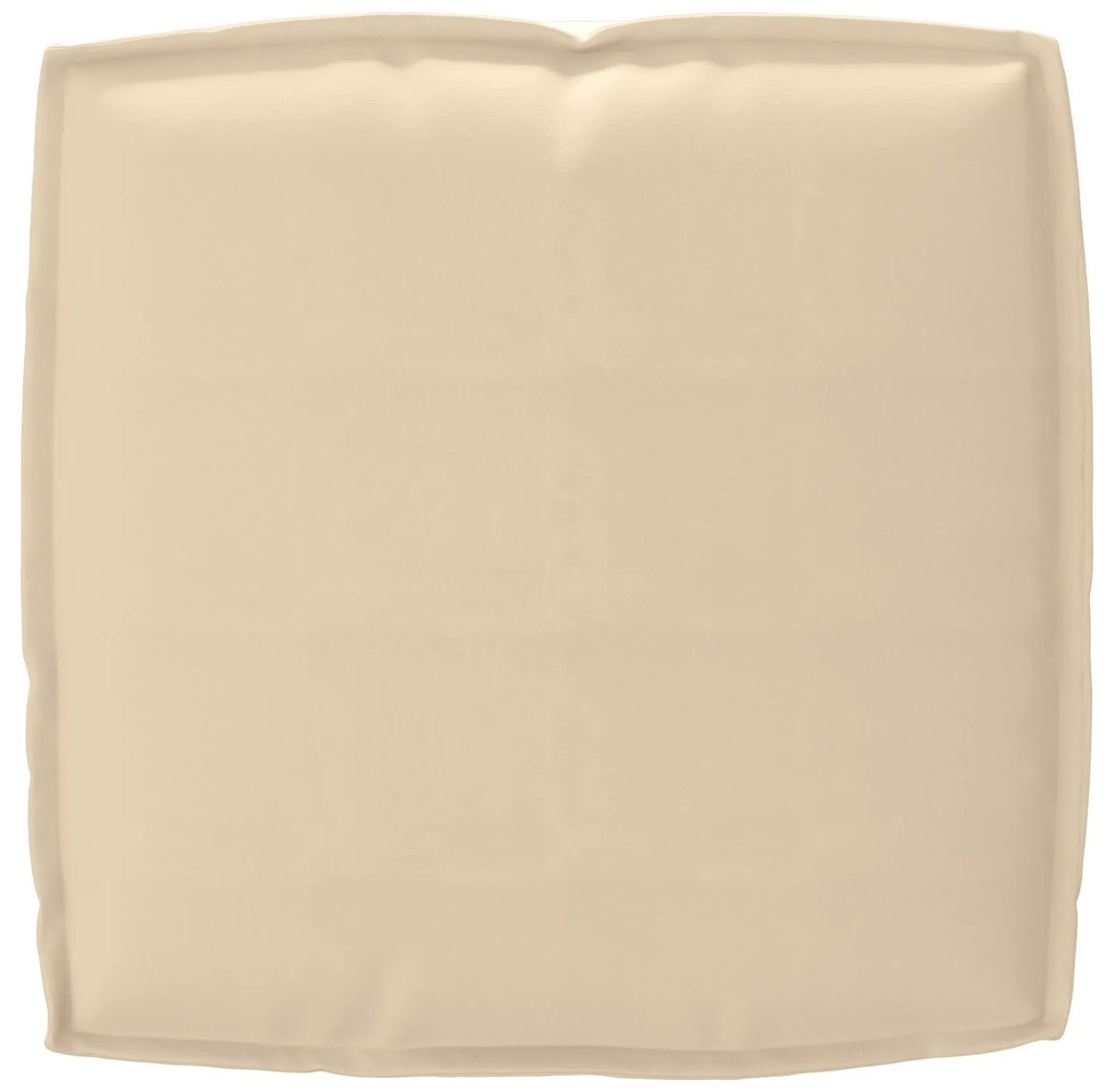 vidaXL Σετ Μαξιλαριών Πάγου 2 pcs Μπεζ 50 x 50 x 12 cm Ύφασμα Oxford