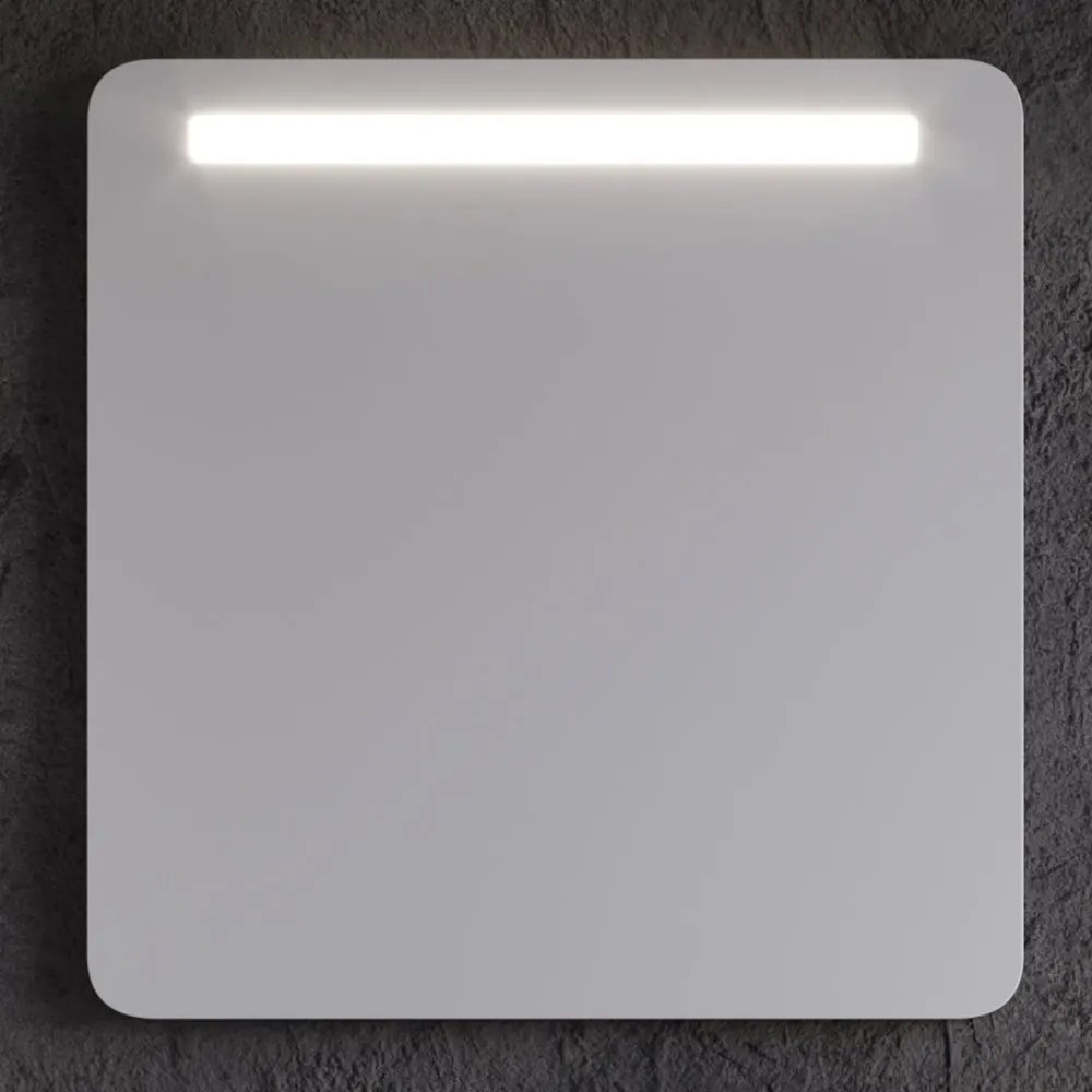 Καθρεφτης Led Kuzey 3MKUZ075WHM 75×68cm White Mdf,Γυαλί