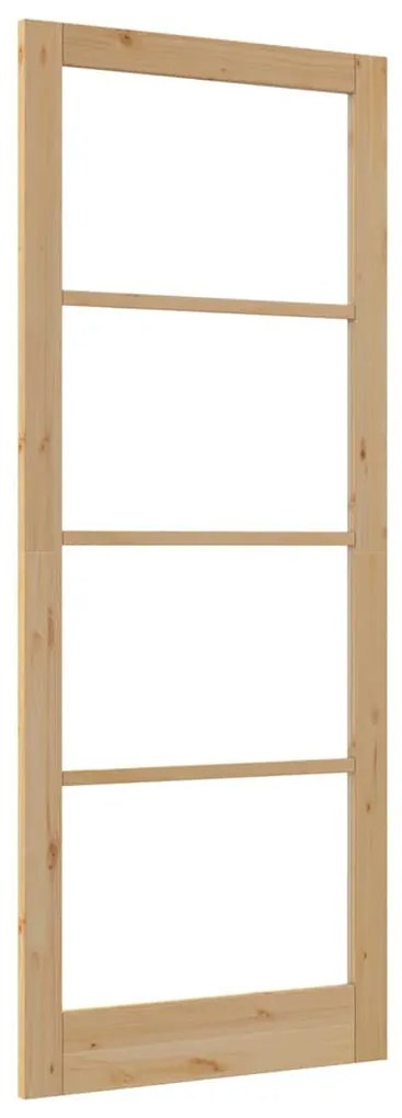 vidaXL Εσωτερική Πόρτα με Γυαλί ORKDAL Καφέ 93 x 232 εκ.