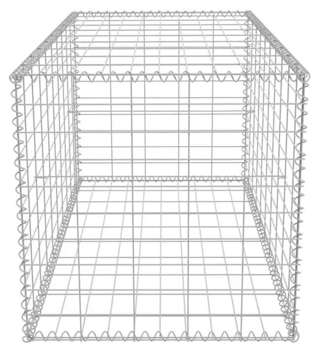 vidaXL Συρματοκιβώτιο 100 x 50 x 50 εκ. από Γαλβανισμένο Χάλυβα