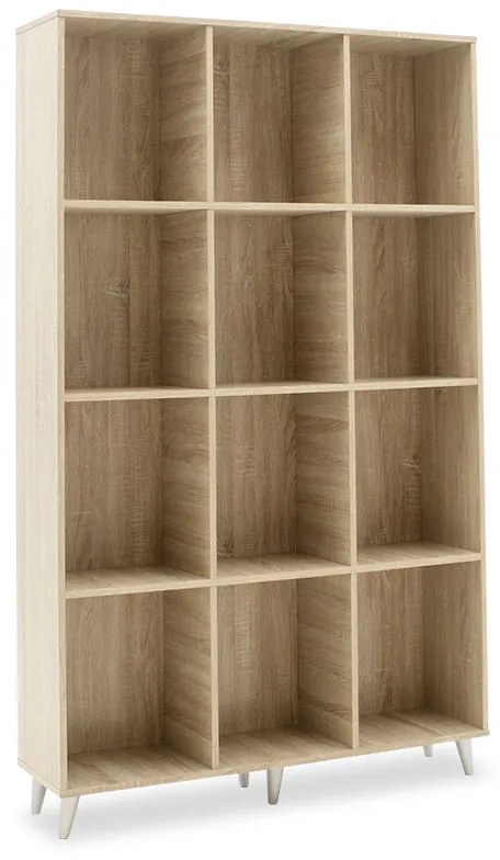 Βιβλιοθήκη FIRENZE pakoworld χρώμα sonoma 107x28,6x178εκ (1 τεμάχια)