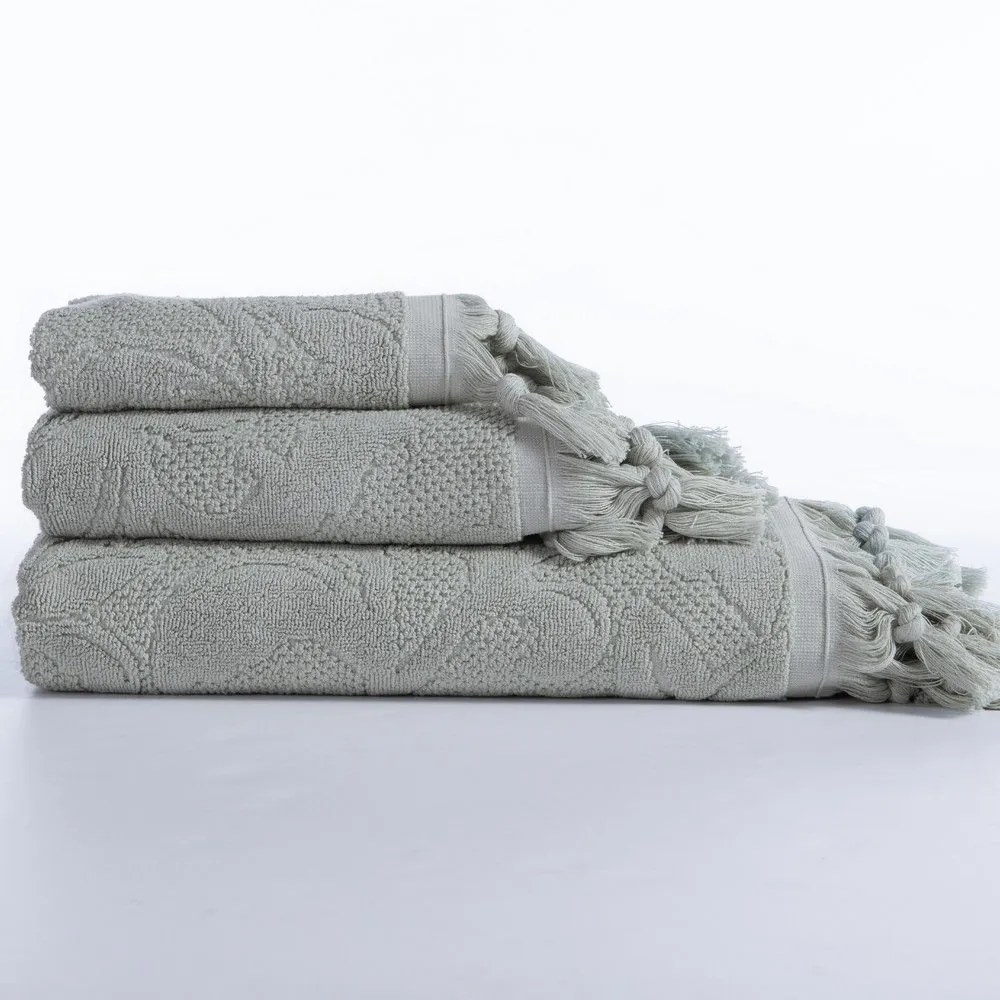 Πετσέτα Sangalia Mint Nef-Nef Homeware Προσώπου 50x90cm 100% Cotton