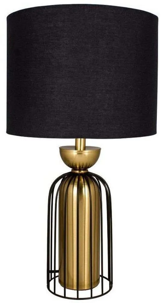 Φωτιστικό Επιτραπέζιο LK23023051 51cm E27 60W Black-Gold Oriana Ferelli®