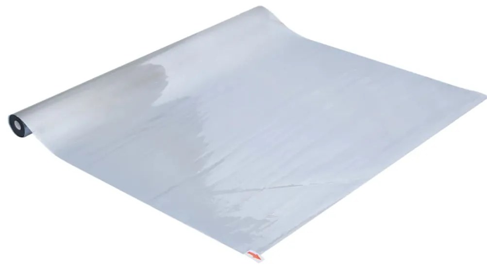 vidaXL Μεμβράνη Ηλιακή Αντιστατική Εφέ Ανάκλασης Ασημί 60x1000 εκ. PVC