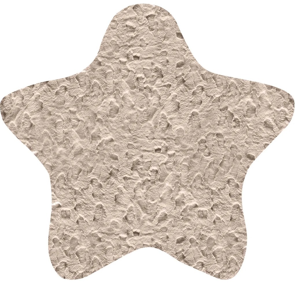 Παιδικό Χαλί GLACIAL BEIGE STAR 120 x 120 εκ.