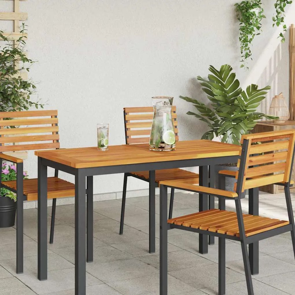 vidaXL Καπάκι τραπεζιού Καφέ 110 x 55 x 2 εκ. Μασίφ ξύλο ακακίας