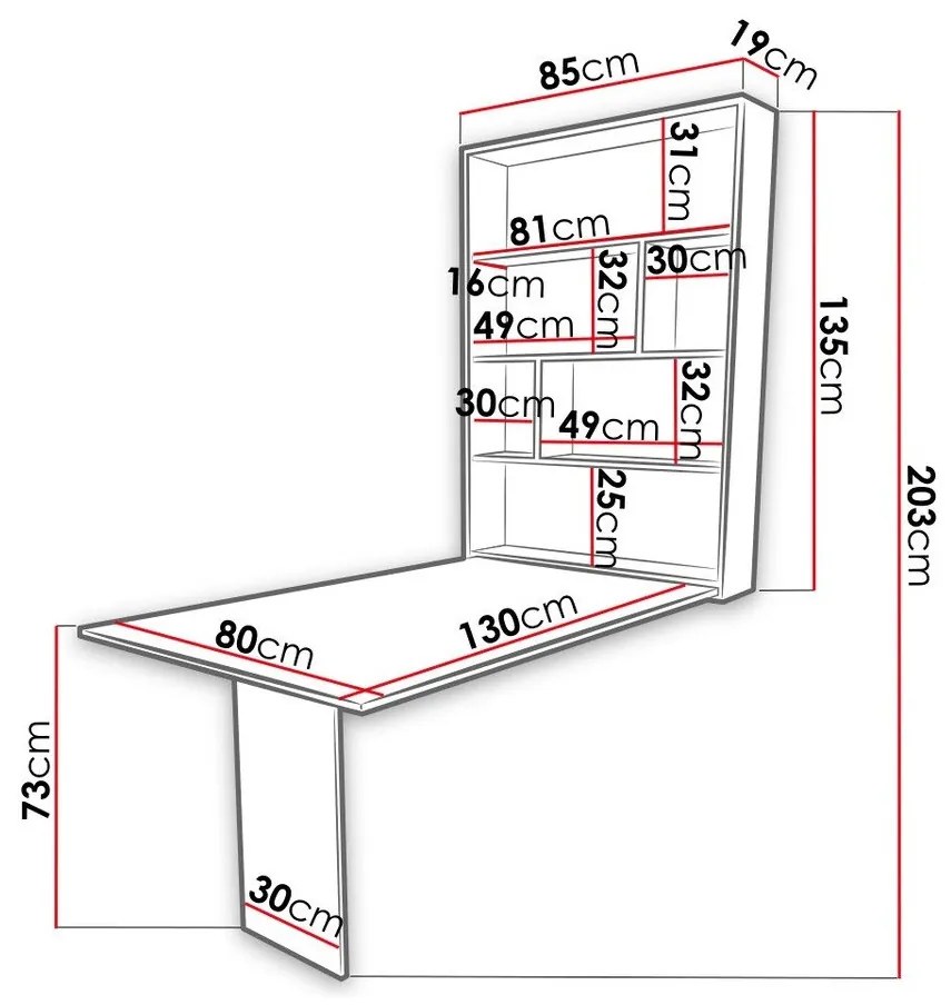 Τραπέζι Hartford 428, Σκυρόδεμα, Μαύρο, 73x80x130cm, 39 kg, Πλαστικοποιημένη μοριοσανίδα | Epipla1.gr