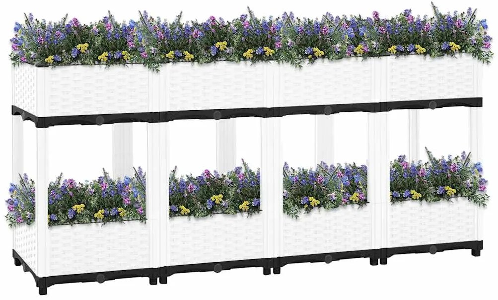 vidaXL Ζαρντινιέρα 160 x 40 x 71 εκ. από Πολυπροπυλένιο