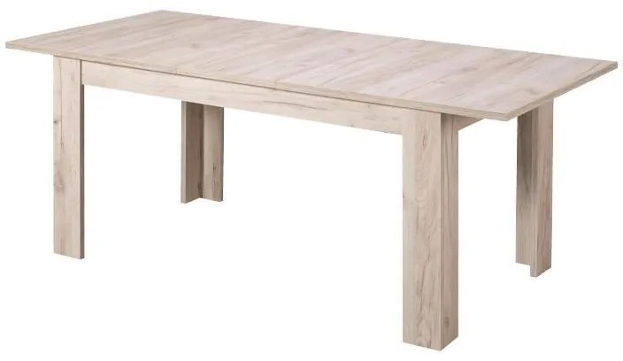 Τραπέζι Τραπεζαρίας Oscar TS 160 Γκρί Δρύς 160,5x90x76,5 εκ.