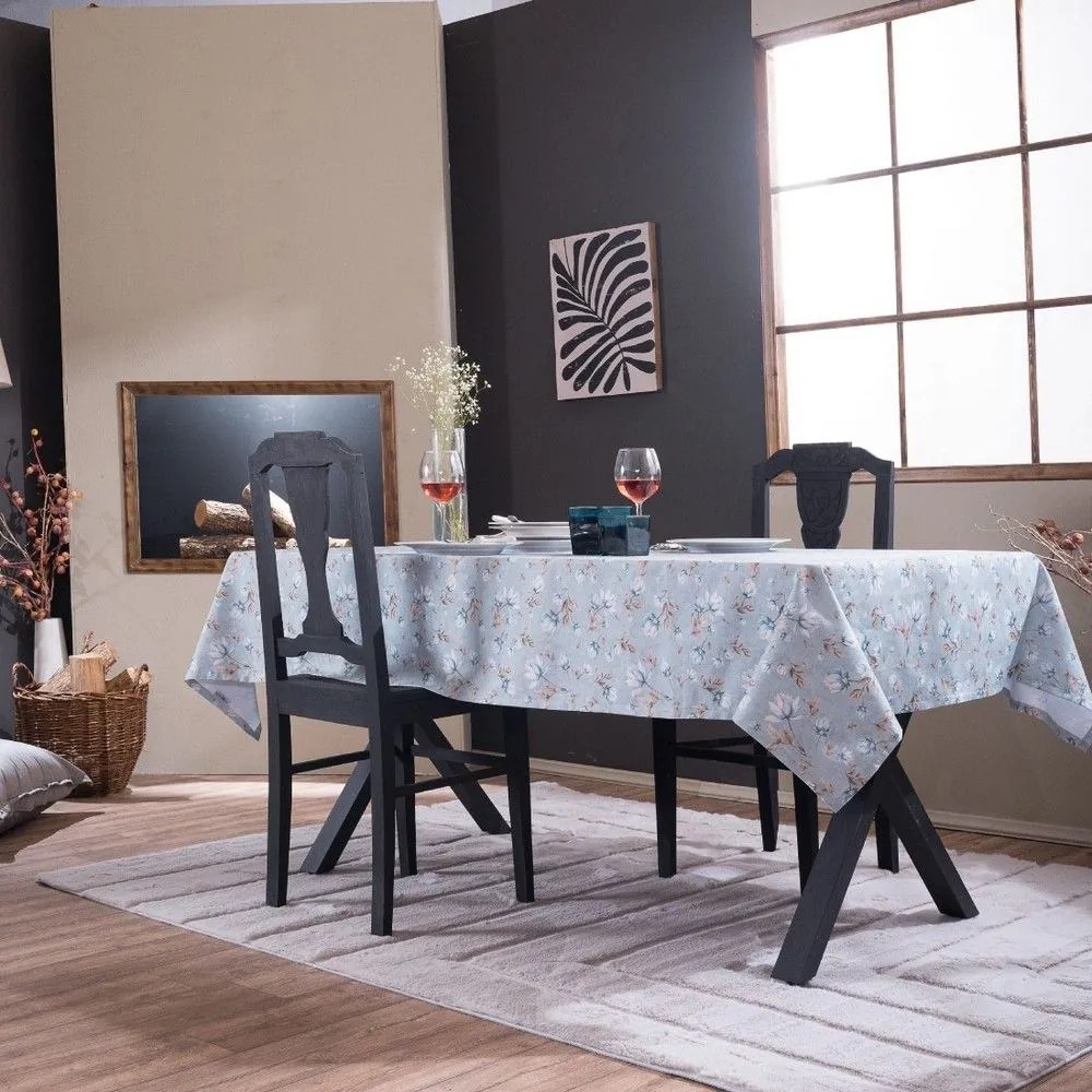 Τραπεζομάντηλο Ferrol Grey Teoran 135X220 Βαμβάκι-Πολυέστερ