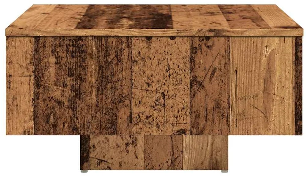vidaXL Τραπεζάκι Σαλονιού Παλιό Ξύλο 60 x 60 x 31,5 εκ. Μοριοσανίδα