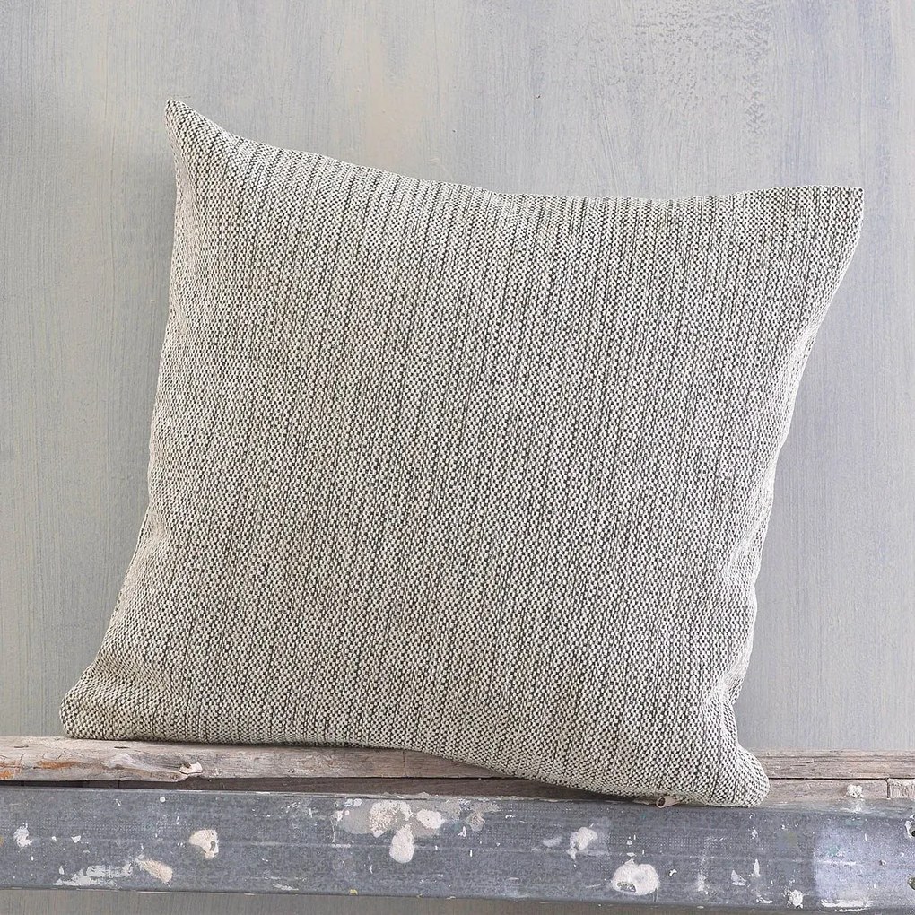 Μαξιλαροθήκη Διακοσμητική Essie Light Grey Ρυθμός 40Χ40 Chenille,Cotton,Polyester