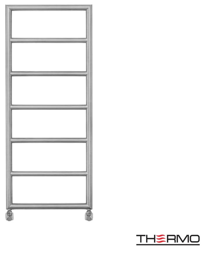 Θερμαινόμενη Πετσετοκρεμάστρα H120x50cm Brushed Υδραυλική/Ηλεκτρική Λειτουργία AISI 304 Thermo Tempo TEM12050-111