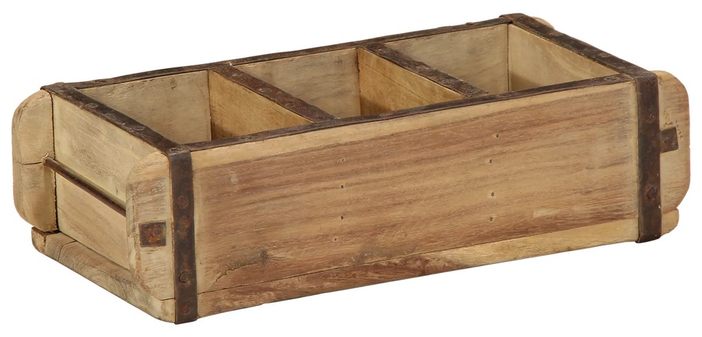 vidaXL Δίσκοι 4 τεμ 30x14x9 εκ Σολινό ξύλο ανακυκλωμένο
